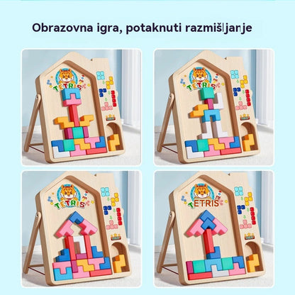 👶🌈🧩Kupite 1, dobijte 1 gratis【2 stavke】🔥Tetris slagalice, edukativne igračke za trening dječjeg mozga, prosvjetljeno razmišljanje