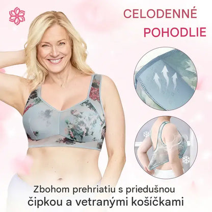 👙【Sada 3 kusov】❄️Prémiová podprsenka s oporou - dizajn bez kostíc, mäkká a pohodlná