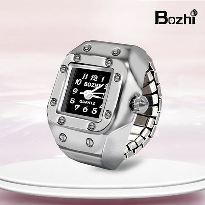 🎁【50% zľava】💍 Elegantný prsteň s mini hodinkami: praktický a elegantný doplnok, kreatívny a štýlový darček, štýlový doplnok pre ženy aj mužov