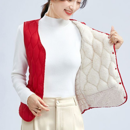 💟【45% OFF】🔥Женска жилетка с мека и топла подплата – Идеална за зимата, осигурява комфорт и топлина с вътрешна флисовата подплата. Стилна и удобна за всеки ден!