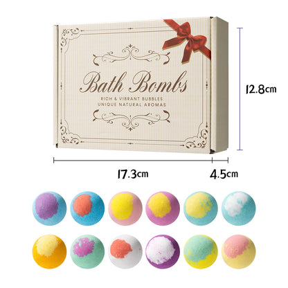 🔥【50% zľava】🔥12 vonných kuliček koupelové soli (30 g/ks), účinně odstraňují odumřelé kožní buňky a zanechávají vaši pokožku hladkou a vyživenou