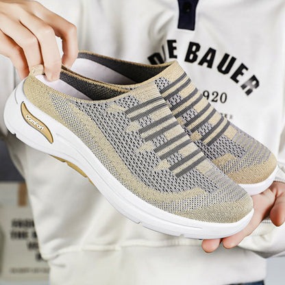 👟【36-41】🔥Pohodlné dámske slip-on topánky - Elastický dizajn bez šnúrok – jednoduché obúvanie a perfektné prispôsobenie chodidlu.