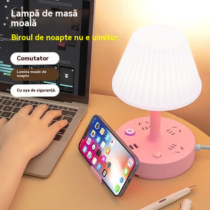 🎁【Kupite 1, dobijte 1 gratis】💡Višenamjensko noćno svjetlo s ugrađenom produžnom utičnicom: praktično, elegantno i štedi prostor!