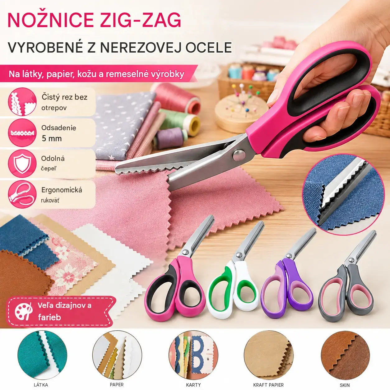 ✂️🧵Multifunkčné remeselné nožnice, ľahko vytvorte nádhernú čipku!