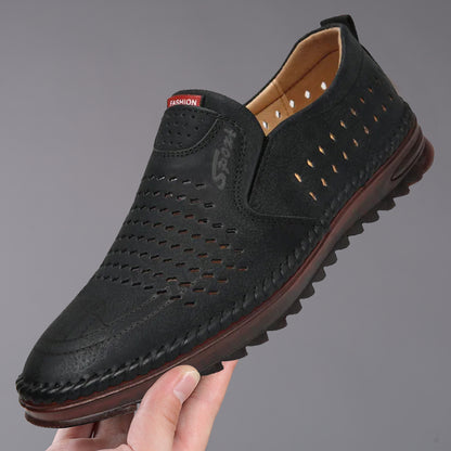 🌟【39-44】👞 Priedušné Pánske Kožené Mokasíny – Pohodlie A Štýl Na Každý Deň