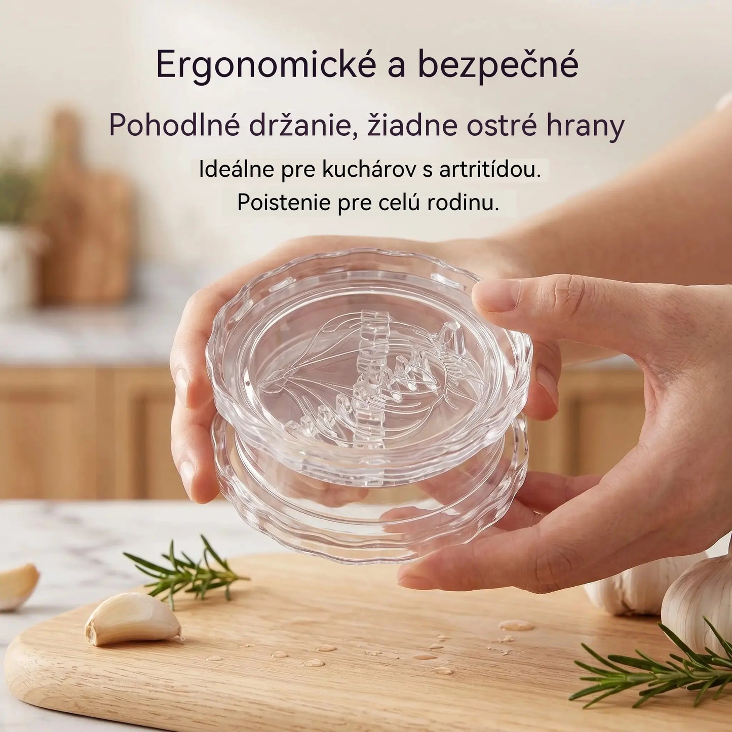 🧄🔄【3 položky za 21 eur】Ručný lis na cesnak. Využite zľavu 49%!