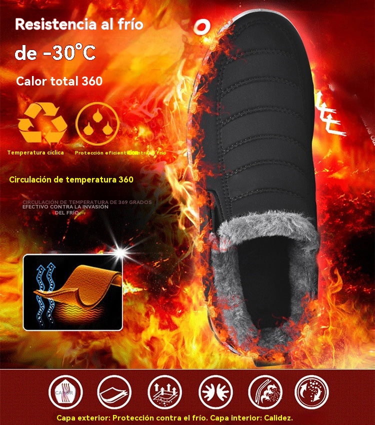 🔥【35-48】Unisex zimné topánky s fleecovou podšívkou, teplé, pohodlné a protišmykové na chladné počasie.