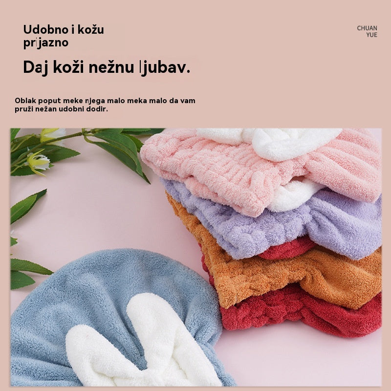 🔥Kupite 1, dobijte 1 gratis🔥🎀🛀Kapa za tuširanje otporna na udarce, brzosušeća sa super upijajućim šamponom😍