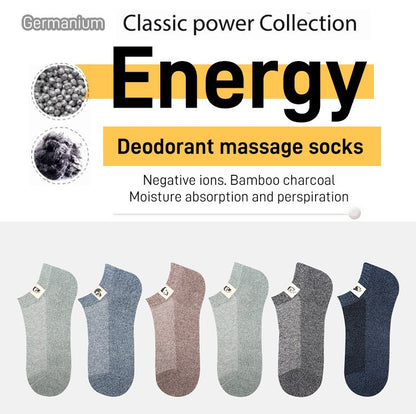 🔥🧦【10/20 perechi】（35-42）Șosete deodorante respirabile de vară pentru bărbați.
