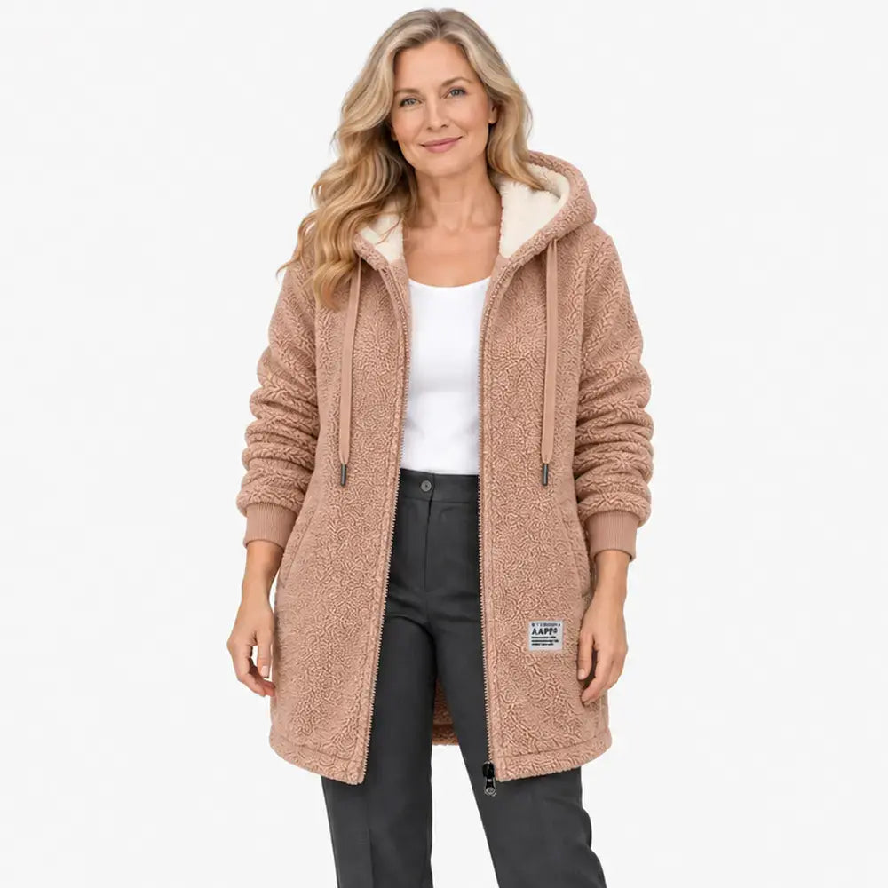 ⛄🧥 Dámska zimná bunda s kapucňou — teplá, mäkká a pohodlná, dostupná vo veľkostiach M–3XL.