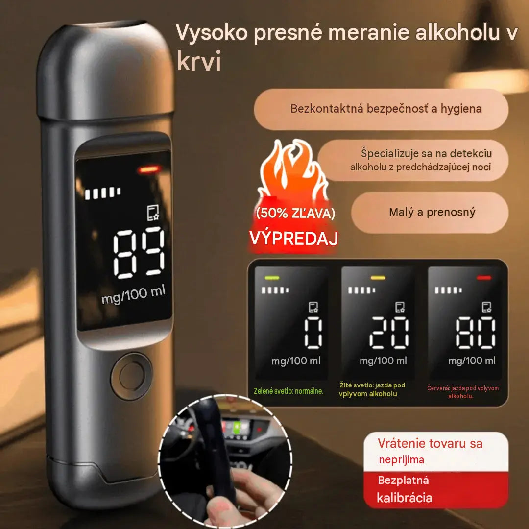 【Kúp 1 a získaj 1 zdarma】🍷 Prenosný presný alkohol tester – Otestuj sa pred jazdou