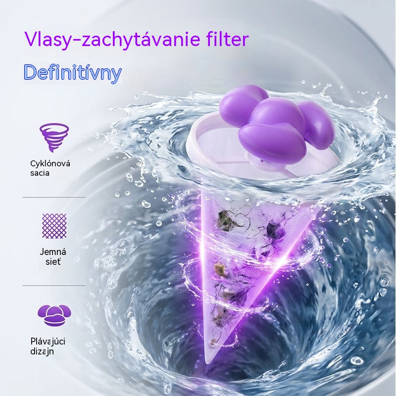 🌀6 kusov ✨ Plávajúci filter do práčky – Zachytáva vlákna, vlasy a zvieracie chlpy pri každom praní 🧺