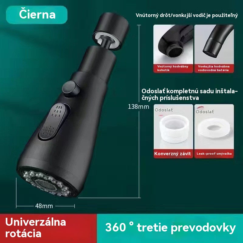 🔥【Kúpte 1 a získajte 1 zadarmo】🚰🔥360° otočná predlžovacia tryska na batériu - zvyšuje tlak vody a zároveň šetrí vodu, čím znižuje spotrebu bez straty výkonu.【2 položky】