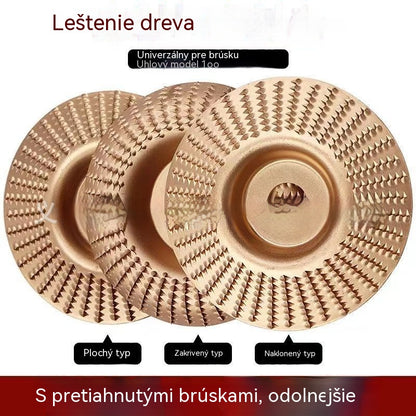 ⚙️🧰【50% zľava】Multifunkčný brúsny kotúč na uhlovú brúsku na drevo - Rýchlo odstraňuje materiál, vyhladzuje povrch a šetrí čas pri práci s drevom.