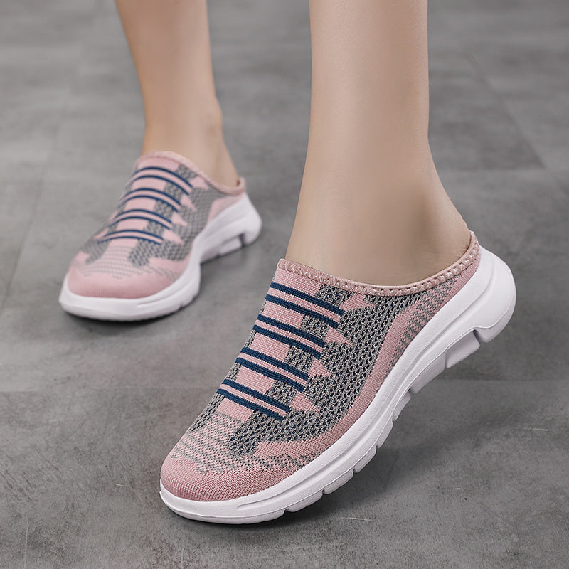 👟【36-41】🔥Pohodlné dámske slip-on topánky - Elastický dizajn bez šnúrok – jednoduché obúvanie a perfektné prispôsobenie chodidlu.