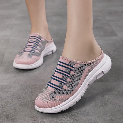 👟【36-41】🔥Pohodlné dámske slip-on topánky - Elastický dizajn bez šnúrok – jednoduché obúvanie a perfektné prispôsobenie chodidlu.