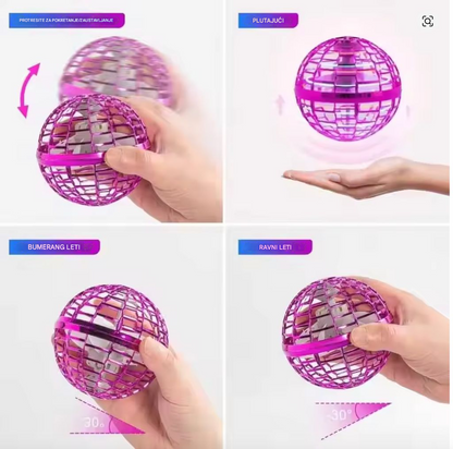 🛸🔥POSLJEDNJI DAN 50% POPUSTA【8,5 cm】🔥 Kozmička leteća lopta - Inteligentna senzorska boomerang lopta Magic Fly koja leti i levitira – zabavna i sigurna igračka za djecu i odrasle.