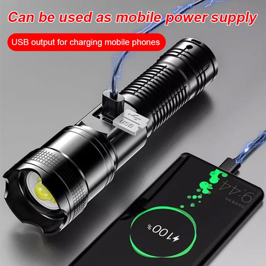 🆕🔦【Kúpte 1 a získajte 1 zadarmo】Nové vonkajšie hliadkovacie svetlo, výkonná baterka s dlhým dosahom 