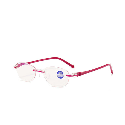🧐【Kúpte 1 a dostanete 1 zadarmo】👓️Okuliare na čítanie, diamantom brúsené okraje, modré svetlo blokujúce oči