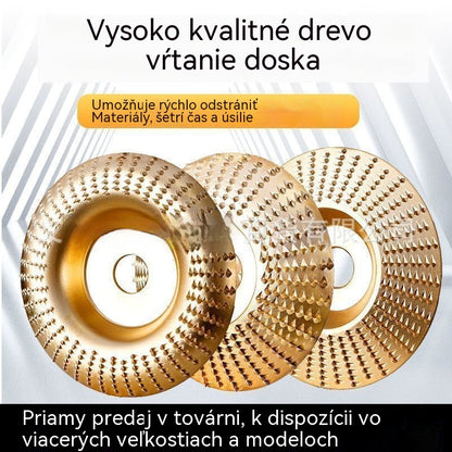 ⚙️🧰【50% zľava】Multifunkčný brúsny kotúč na uhlovú brúsku na drevo - Rýchlo odstraňuje materiál, vyhladzuje povrch a šetrí čas pri práci s drevom.