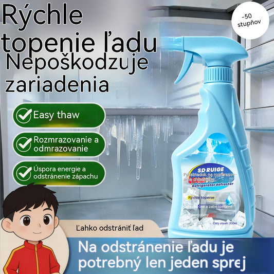 🔥🎖️【Kúpte 1, dostanete 1 zadarmo】❄️Sprej na odmrazovanie a odstraňovanie ľadu z chladničky - jednoduché odmrazovanie bez poškodenia vnútorných povrchov【2 položky】