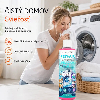 🐱🐶Čistiaci prostriedok na dôkladné čistenie zvieracích chlpov z práčok