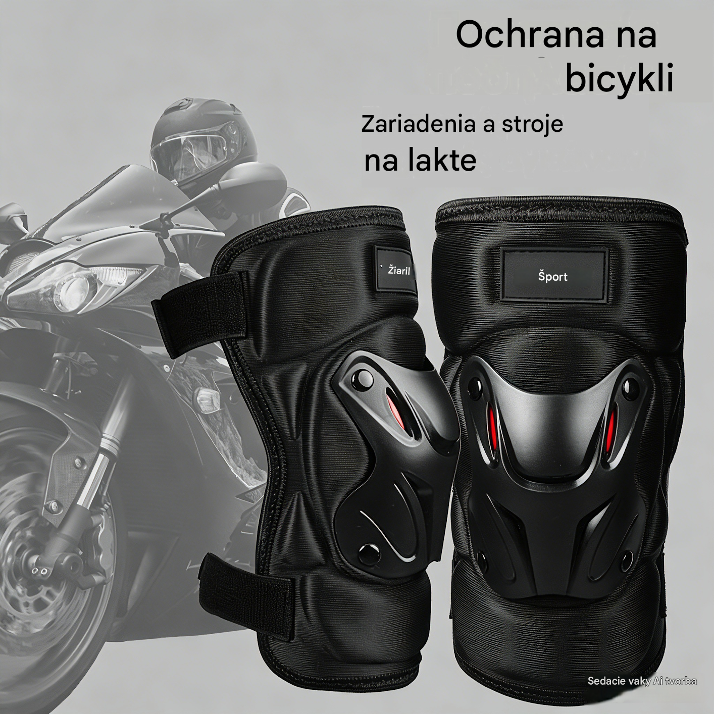 🏍️ Využite 50% zľavu pri kúpe teraz! 🛡️ Sada motocyklových chráničov kolien a lakťov – odolné voči nárazom, nastaviteľné popruhy a priedušná podšívka – bezpečnosť nevyhnutná pri šoférovaní, korčuľovaní alebo jazde na koni 💪