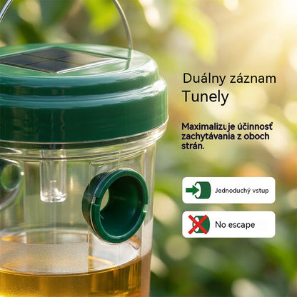 🔥Nová, horúca ponuka❤️‍🔥Solárna závesná pasca na osy - špeciálny dizajn účinne priťahuje osy, muchy a ovocné mušky, znižuje ich výskyt v záhrade.