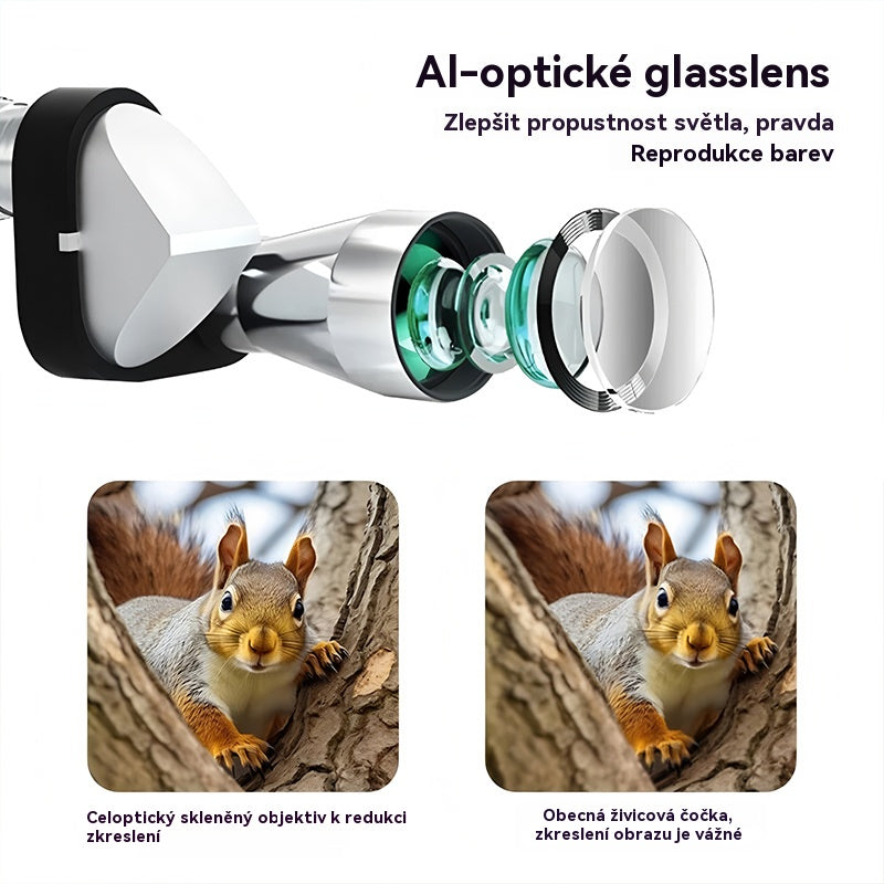 🔥🎄【Oblíbené produkty 50% sleva】🔭HD přenosný monokulární dalekohled – mini kapesní design, vysoké zvětšení a kompatibilita s držákem na telefon!