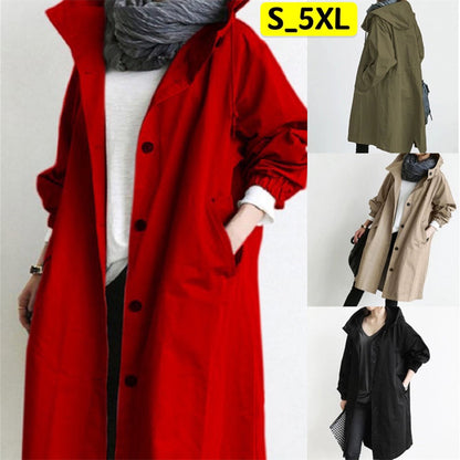 🎁💥【S-5XL】Нова дамска ветровка с дълги ръкави – Лека и удобна за пролетта и есента, изработена от висококачествени материали!