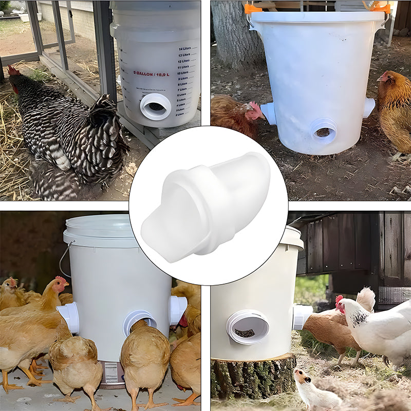 🐓【Bušilica + 5 dodavača】💥 Automatska hranilica za piliće, patke i guske – Učinkovito automatsko hranjenje, štedi vrijeme i trud, sprječava rasipanje hrane, jednostavna za korištenje i održavanje!