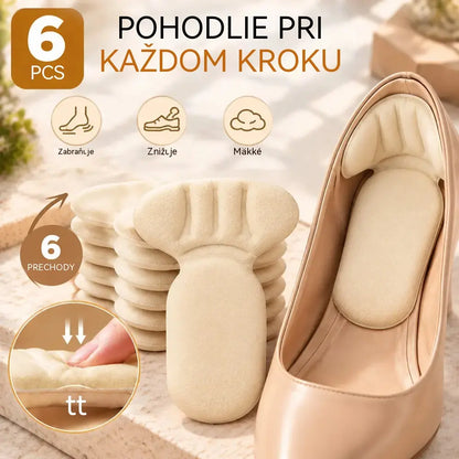 👠 Časovo obmedzená ponuka: Sada 6 párov ⚡ · Ochranné vankúšiky na päty 2 v 1 · Zabraňujú odieraniu a vyzúvaniu topánok · Unisex 🌟!