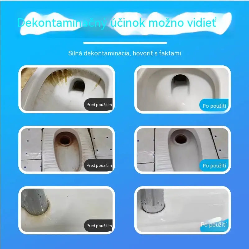 【3 balenia】Výkonné šumivé tablety do toalety, účinne čistia a odstraňujú zápach