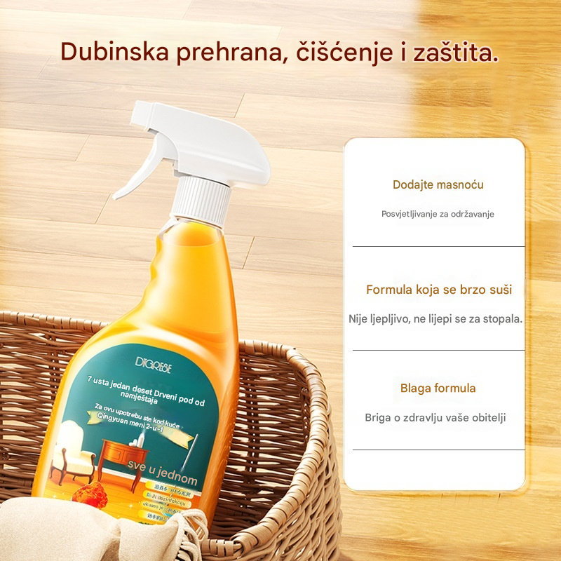 🔥✨【Kupi 1 i dobij 1 gratis】Visokoučinkoviti sprej za čišćenje i izbjeljivanje drva – čisti, obnavlja i štiti površinu te pomaže spriječiti trošenje podova