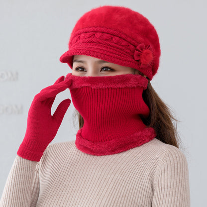 💥50% ZĽAVA ⛄【Čiapky + Šály + Rukavice】Štýlová a pohodlná plyšová čiapka na jeseň a zimu – ideálna na chladné dni!