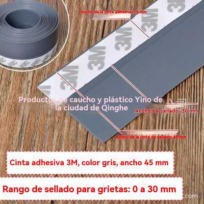 🚪 PVC tesniaca lišta na spodnú časť dverí – ochrana proti prachu a prievanu