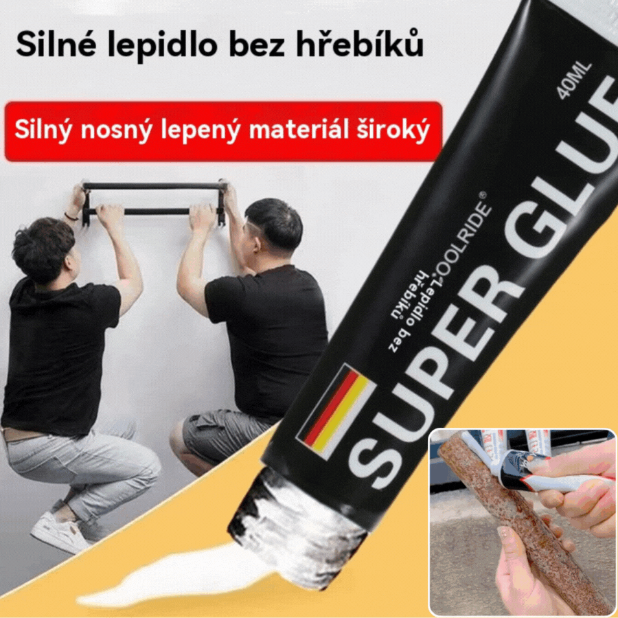 50% ZĽAVA【🔥Balenie 10 kusov】☔Univerzálne vodeodolné lepidlo (bez nutnosti vŕtania)