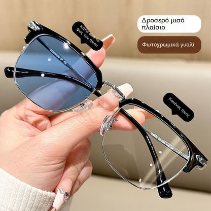 Inteligentné okuliare s automatickým zoomom proti modrému svetlu
