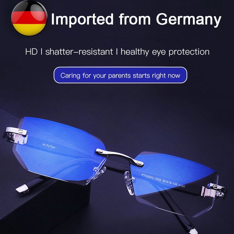 🧐【Kúpte 1 a dostanete 1 zadarmo】👓️Okuliare na čítanie, diamantom brúsené okraje, modré svetlo blokujúce oči