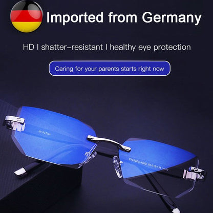 🧐【Kúpte 1 a dostanete 1 zadarmo】👓️Okuliare na čítanie, diamantom brúsené okraje, modré svetlo blokujúce oči