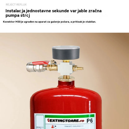 👍👍Preoblikujte domaće boce s aparatom za gašenje požara u plinske boce za velike nadmorske visine, plinske boce za kampiranje i piknik na otvorenom te napuhane ventile.