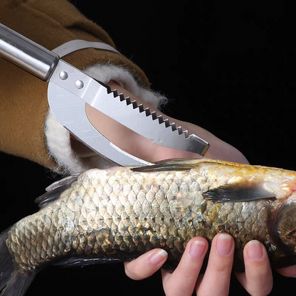 🍲🐟【Kúpte 1 a získajte 1 zadarmo】Viacúčelový nôž z nehrdzavejúcej ocele na efektívne zoškrabovanie rybích šupín