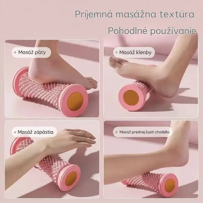 🦶 TPE masážny valec na chodidlá — textúrovaný povrch pre uvoľnenie unavených nôh a stimuláciu reflexných bodov.