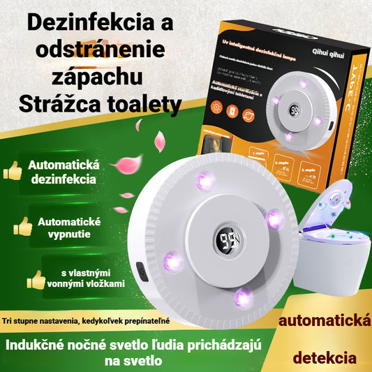 🚽💦Automatické dezinfekčné svetlo na toaletu s vonnými tabletkami - 360° pokrytie zabezpečuje dôkladné čistenie bez mŕtvych zón.