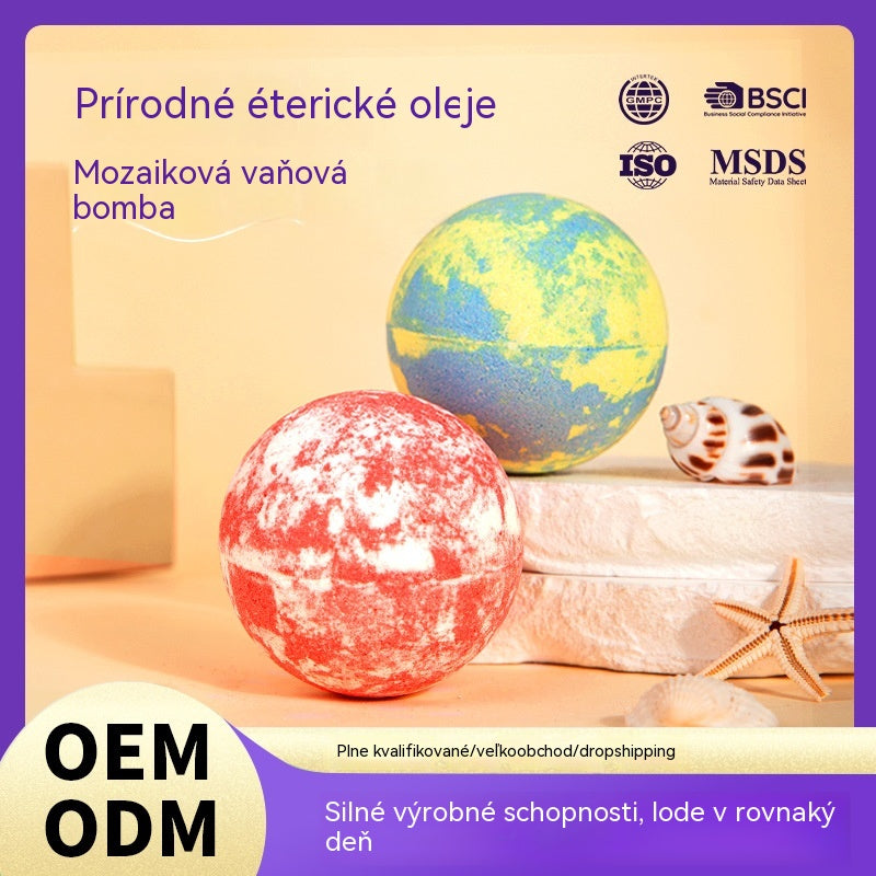 🌊🔮【Kúpte 6 a získajte 6 zadarmo】🥇Prírodná kúpeľová bomba s rastlinnými esenciálnymi olejmi a kúpeľovou soľou – intenzívna vôňa pre dokonalý relax