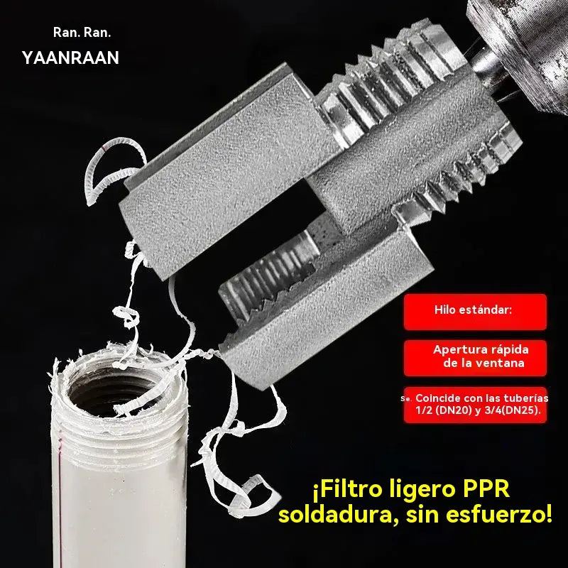🔩 🔥Broca integrada para instalación de tuberías PPR: ¡fácil de usar y sin soldadura! [Juego de dos piezas: apto para tuberías de 1/2 pulgada y 3/4 de pulgada]