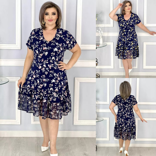 【50% OFF】🔥【S-5XL】👗Noua rochie de modă, design clasic, elegant și simplu