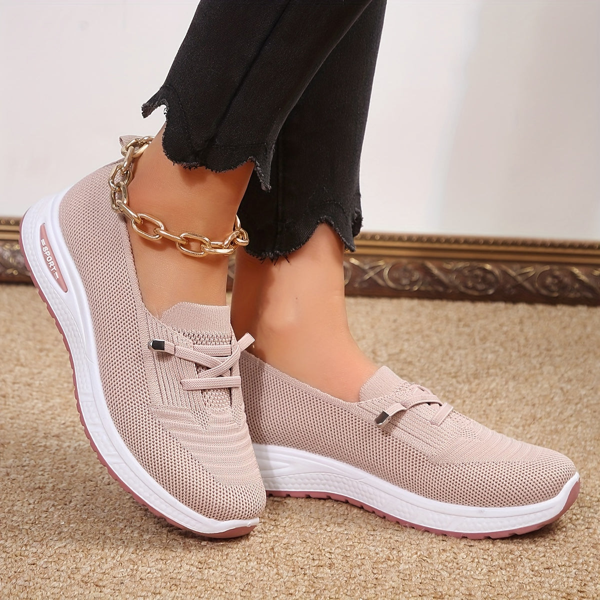 💖🎁【50 % de descuento】【36-41】Zapatos casuales ligeros y cómodos para mujer – cómodos, ligeros y perfectos para el uso diario | sin cordones