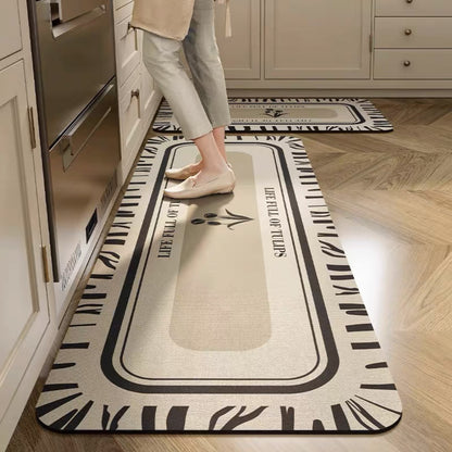 💥【Kúpte 1 a získajte 1 zadarmo】【Predáva sa ako horúce rožky】Protisklzové a vysoko savé predložky do kuchne a kúpeľne 