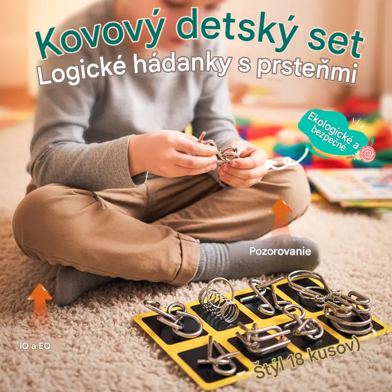 【3-dielna sada】 Detské hračky, inteligentný odblokovací mechanizmus